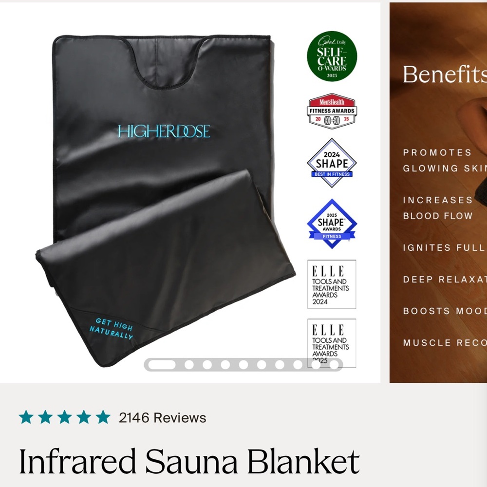 HigherDOSE Infrared Sauna Blanket